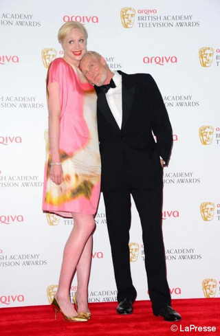 Illustration for article titled Gwendoline Christie and Charles Dance at the BAFTAs